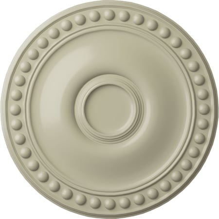 Foster Ceiling Medallion (Fits Canopies up to 5 5/8"), Hand-Painted Clear Yellow, 19 1/8"OD x 1"P